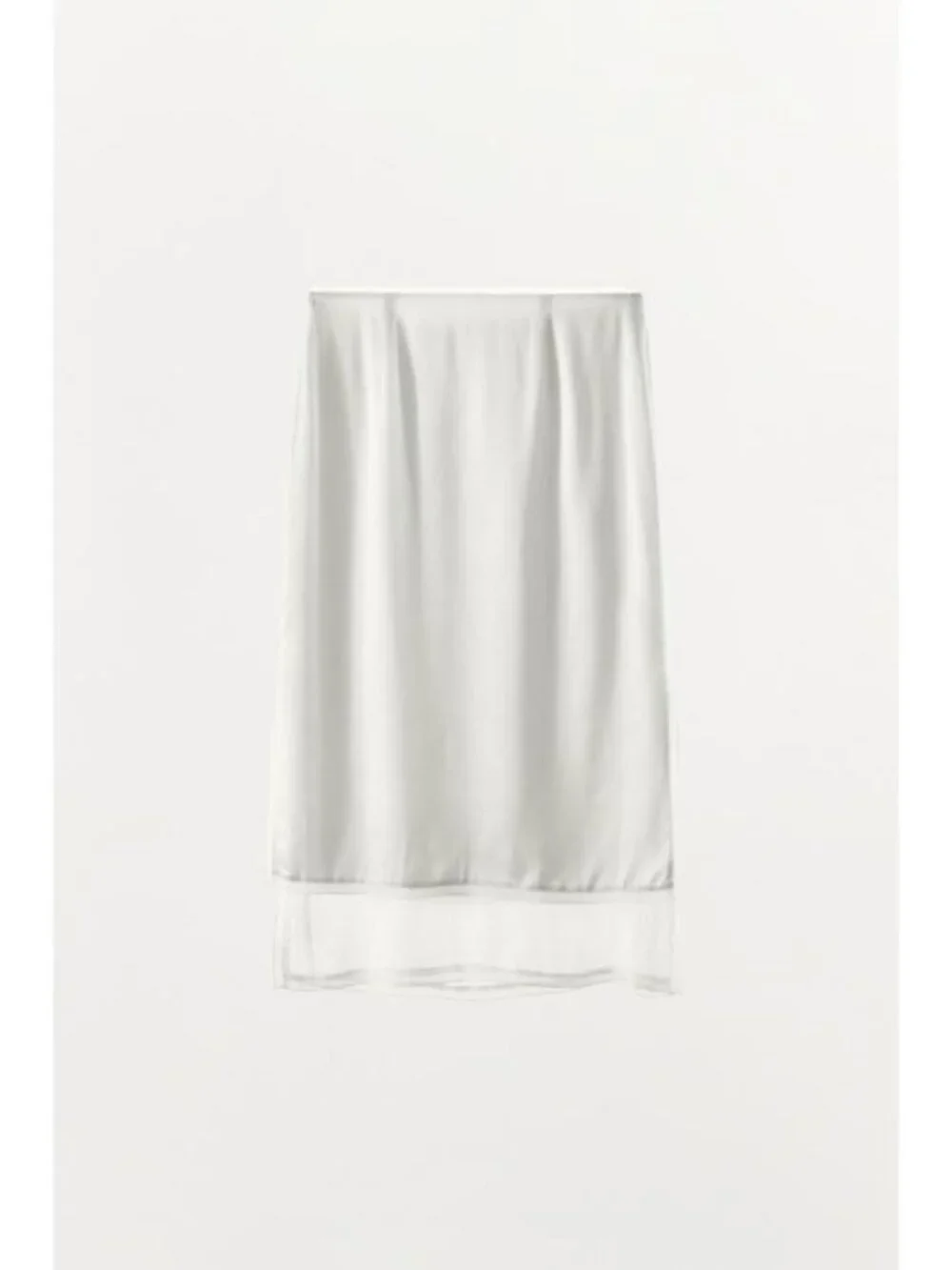 ZARA COMBINED SATIN MIDI SKIRT 1223/707/423
